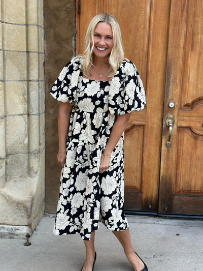 Beautiful Puff Sleeve Dress