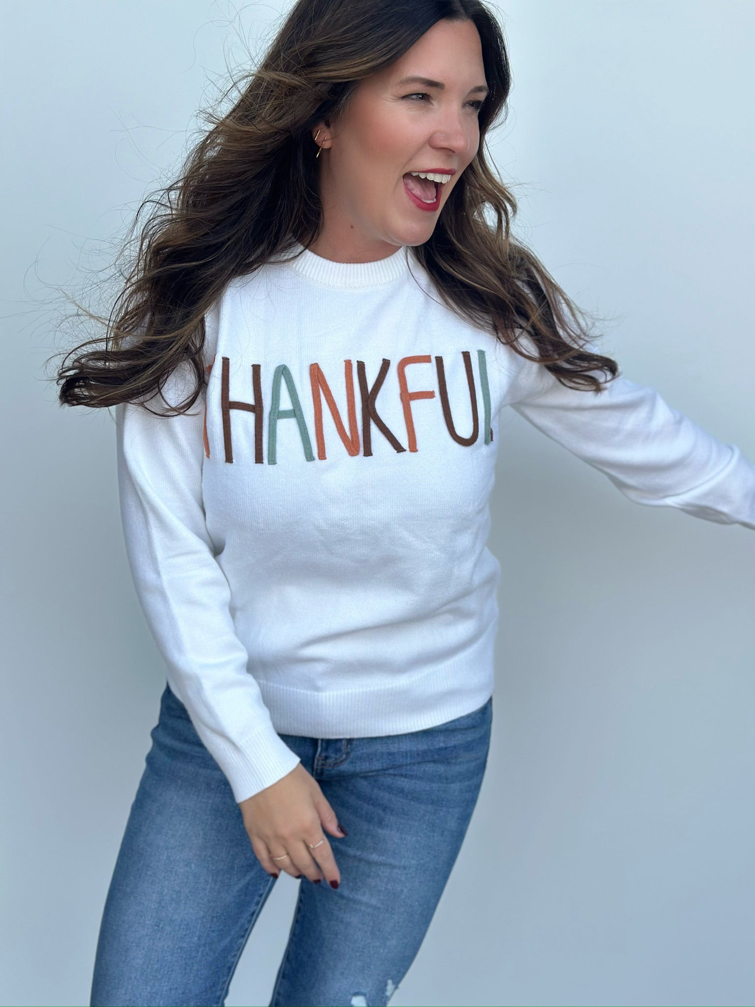 Thankful Sweater L