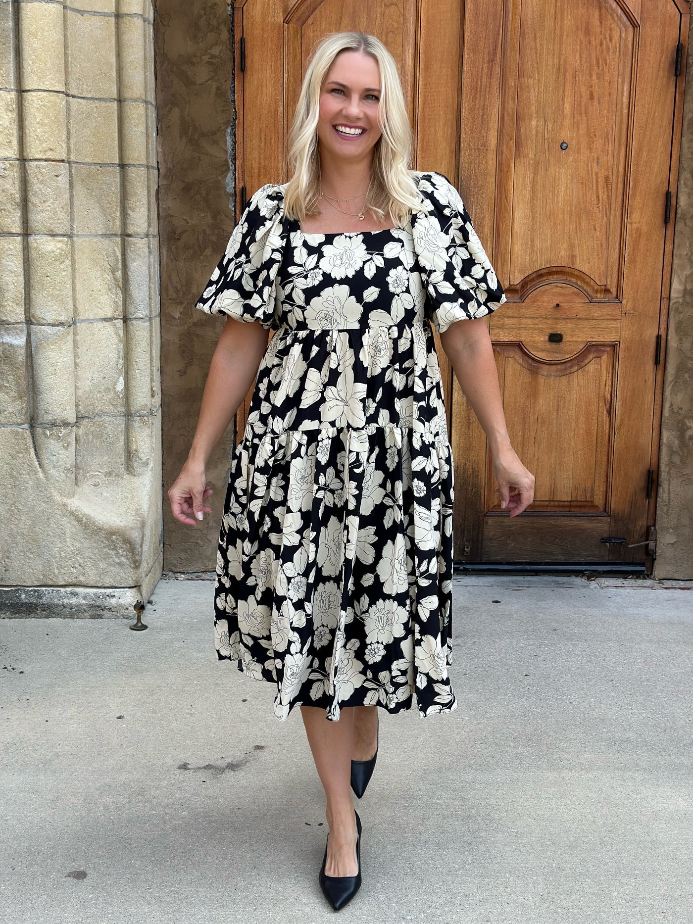 Beautiful Puff Sleeve Dress