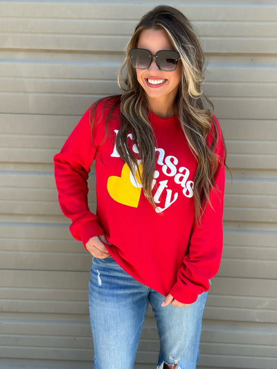 Puff KC Heart Sweatshirt