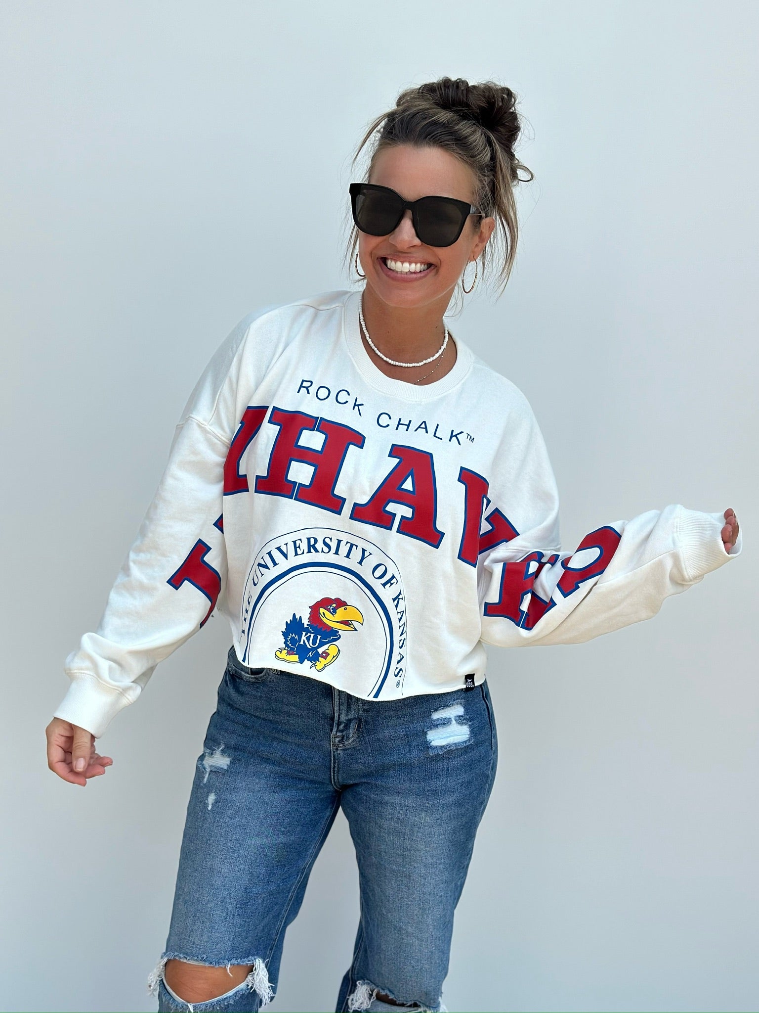 Ku women's sweatshirt deals