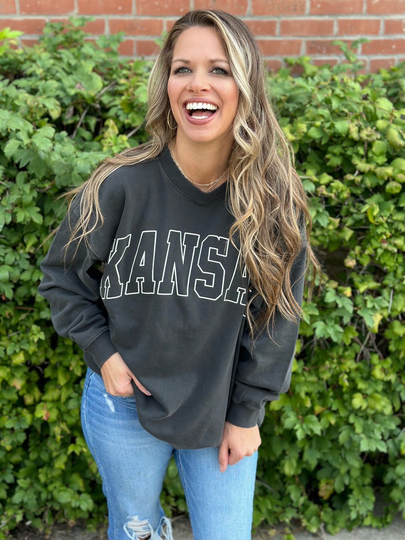 Charcoal Kansas Sweatshirt
