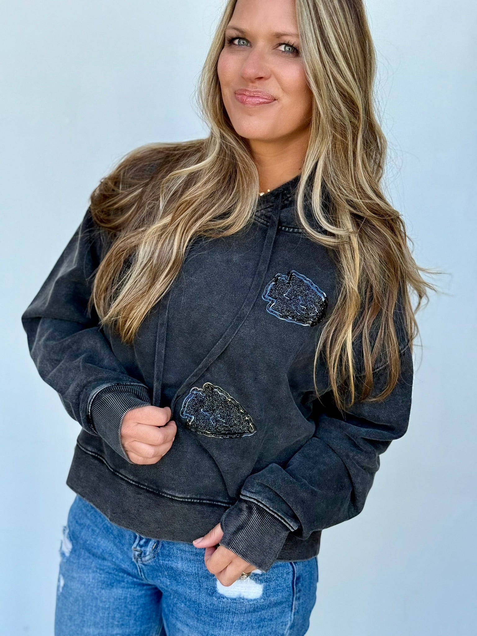 Chiefs Bling Patchwork Hoodie S1