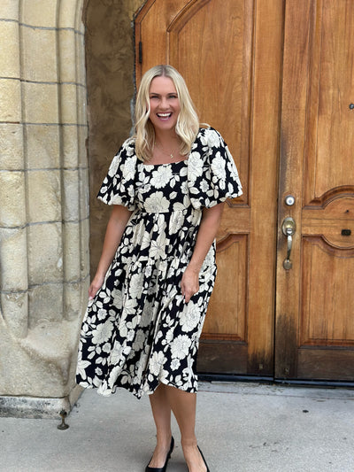 Beautiful Puff Sleeve Dress