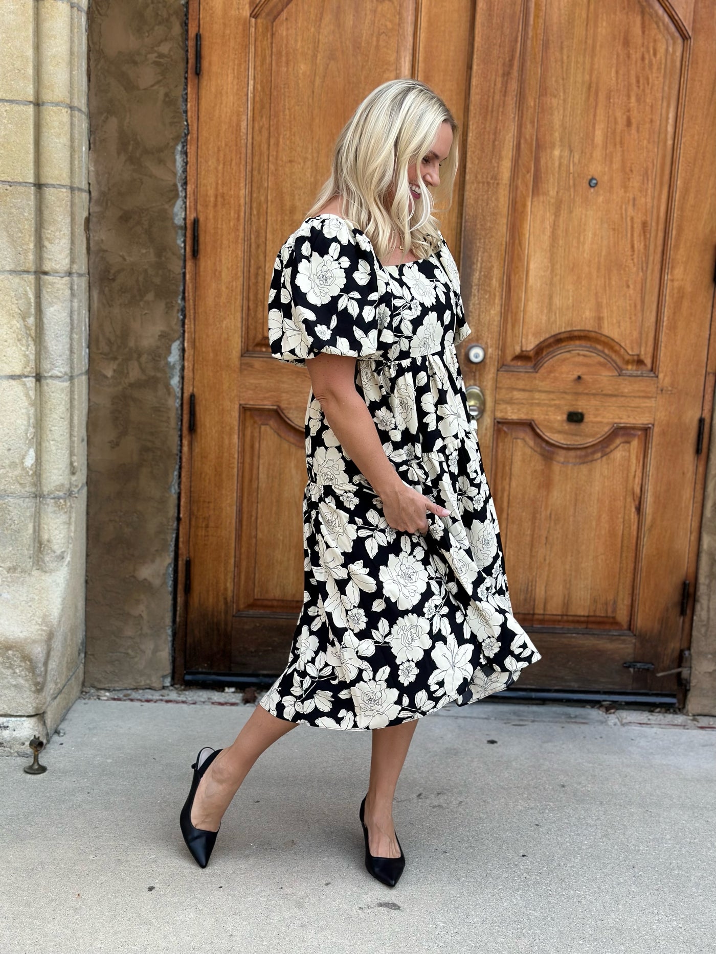 Beautiful Puff Sleeve Dress