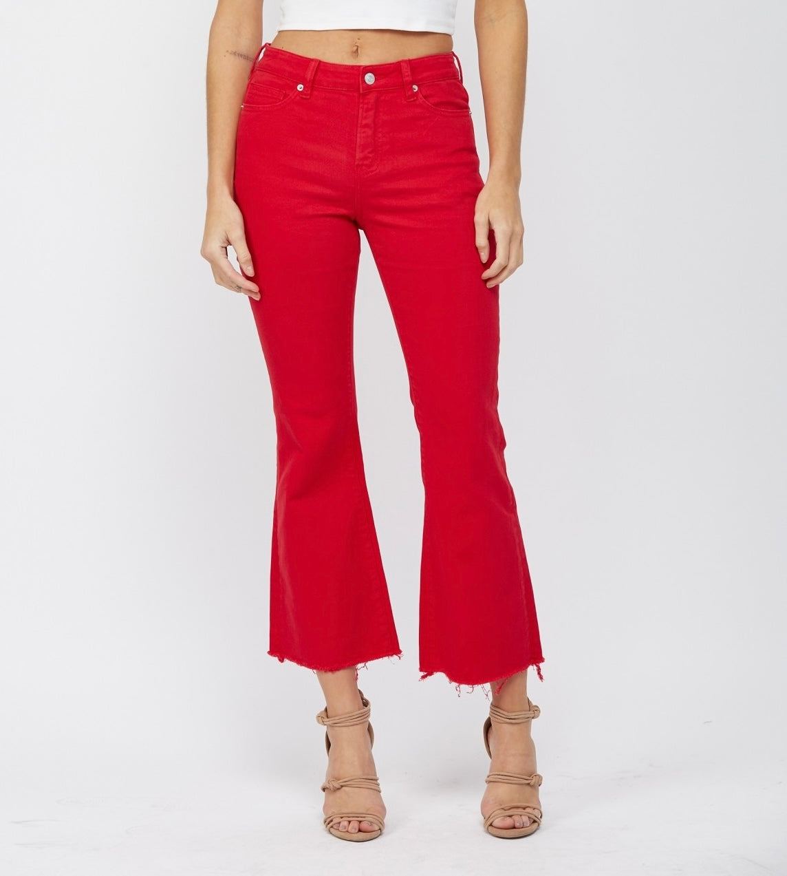 Ruby{Mica} High Rise Ankle Flare
