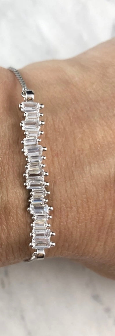 Diamond Bar Bracelet