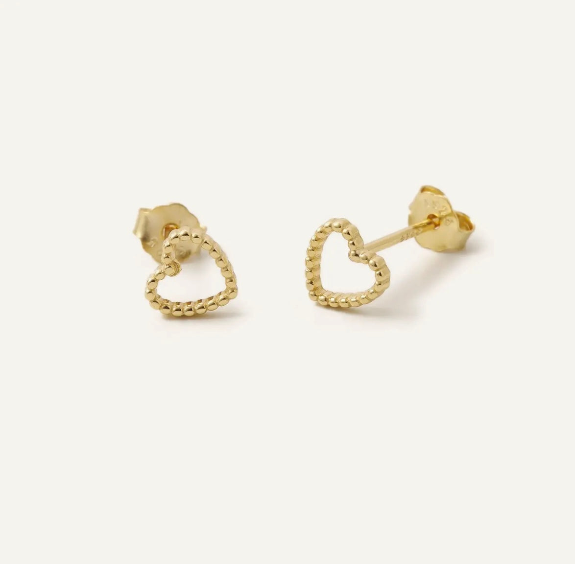 Mini Gold Heart Earring