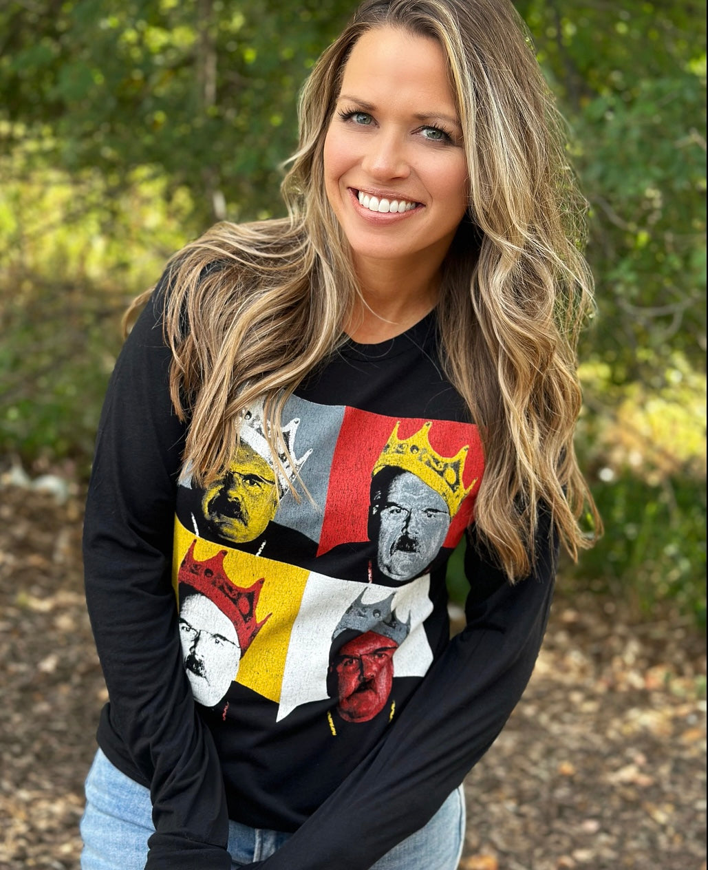 Long Sleeved Big Red Tee