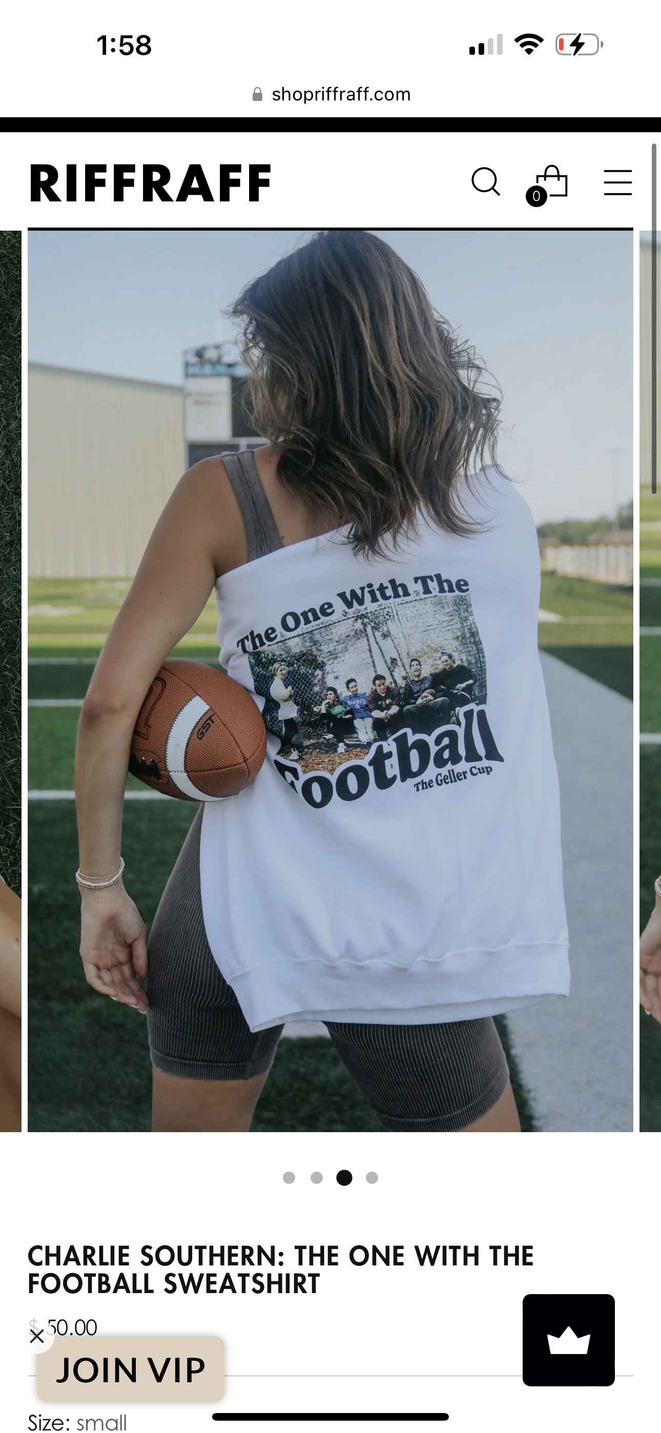 The One With The Football Sweatshirt