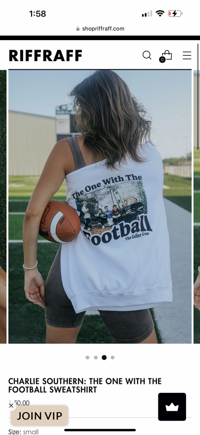 The One With The Football Sweatshirt