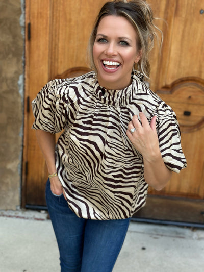 Zebra Blouse