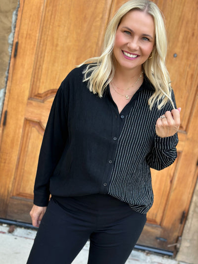Stripe Button Down Shirt
