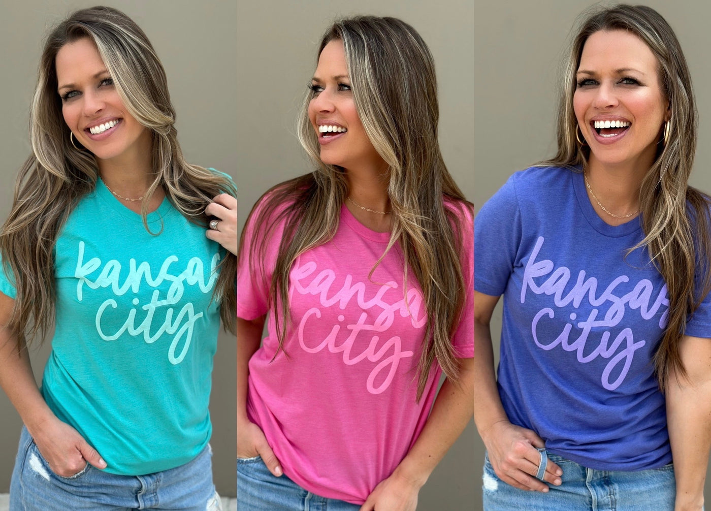Kansas City Tone on Tone Tee