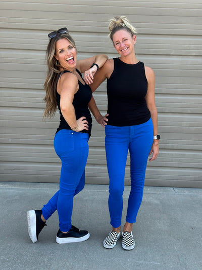 Judy Blue Red/Blue Jeans