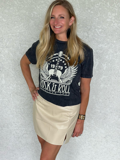 Rock & Roll American Tour Graphic Tee-FINAL SALE