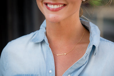 Kansas City Gold Necklace-FINAL SALE