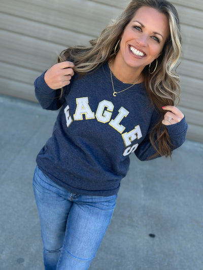 Varsity Lettering EAGLES Sweatshirt