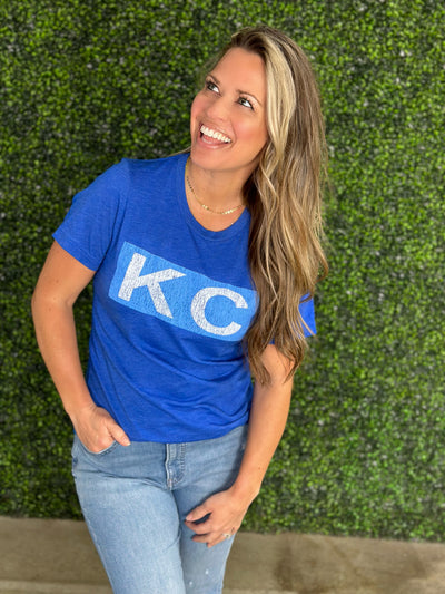 Blue KC Bar Tee