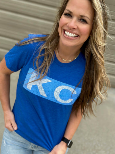 Blue KC Bar Tee