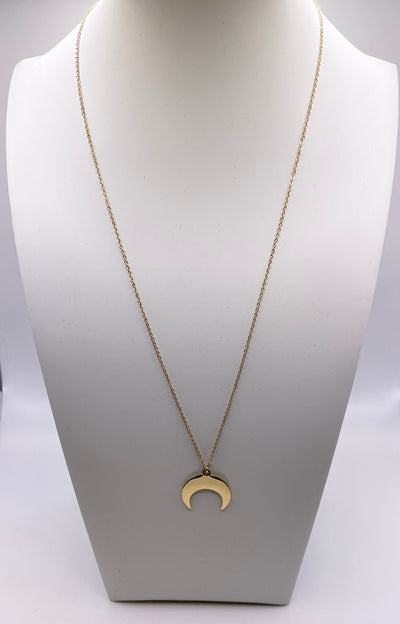 Half Moon Gold Necklace