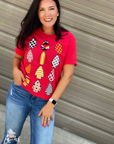 12 Arrows Red T-Shirt-FINAL SALE