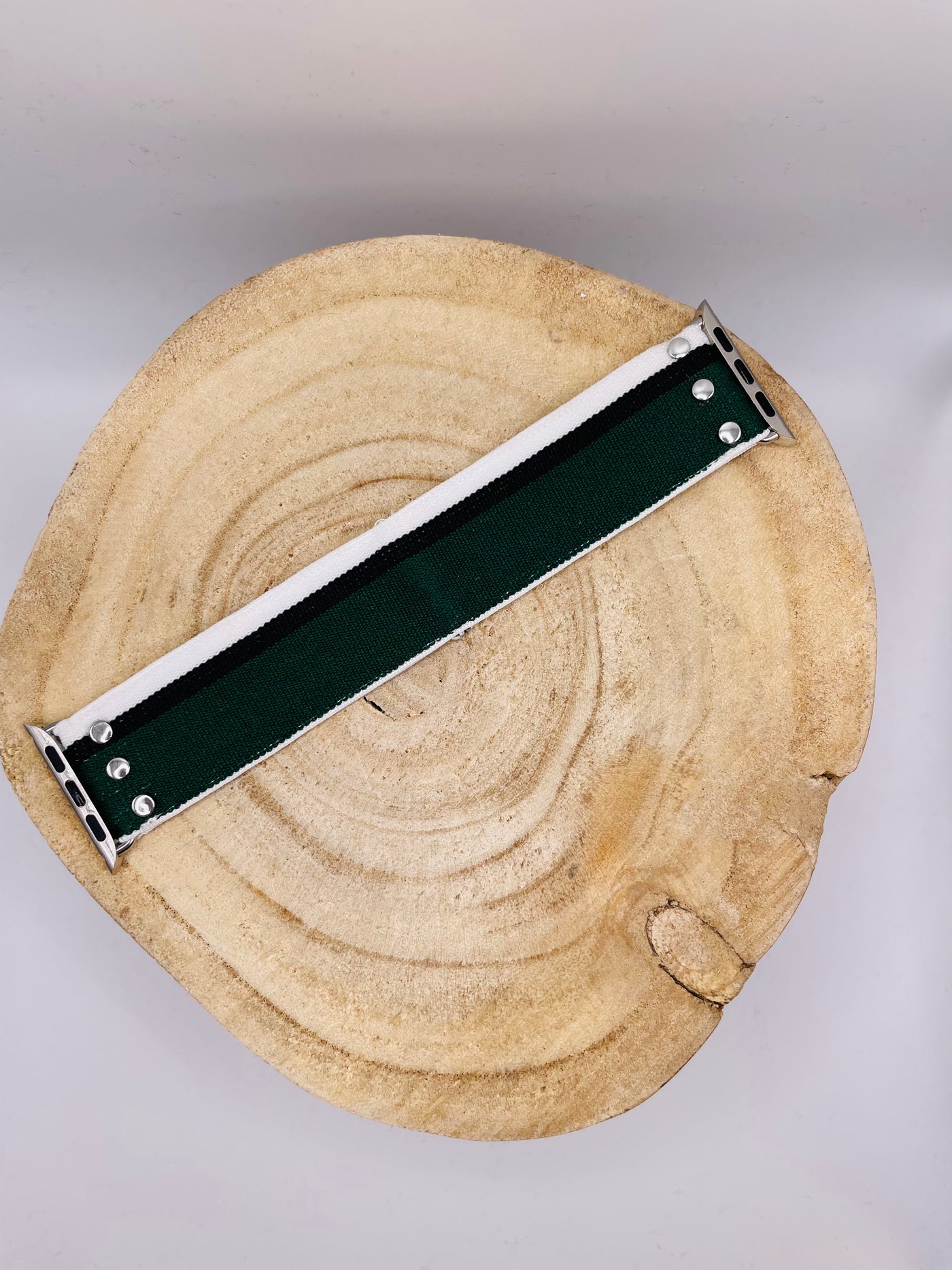 Staley Green Stripe Apple Watch Band