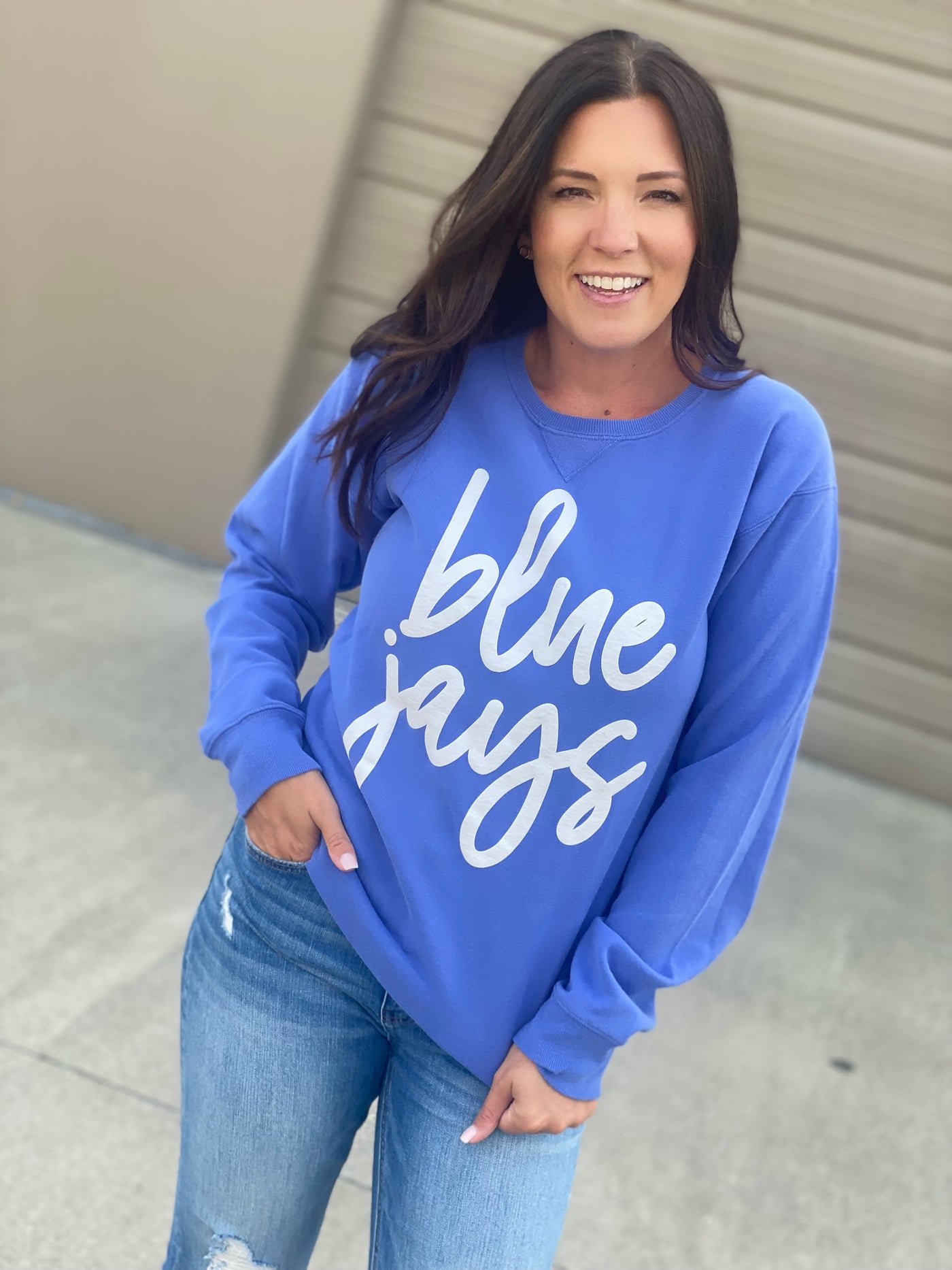 Blue Jays Sweatshirt in Vintage Blue