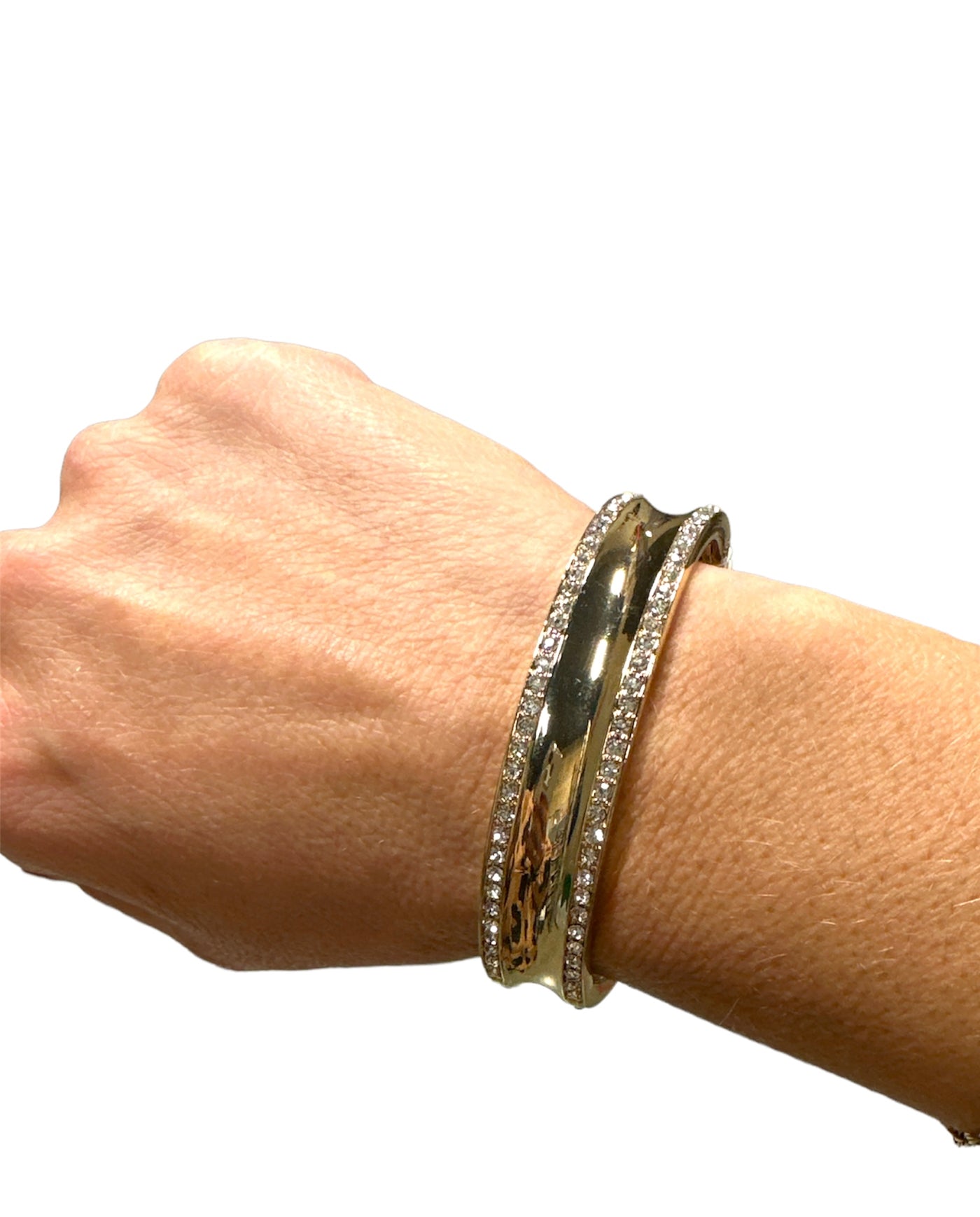 Gold Cuff Rhinestone Trim- DOORBUSTER