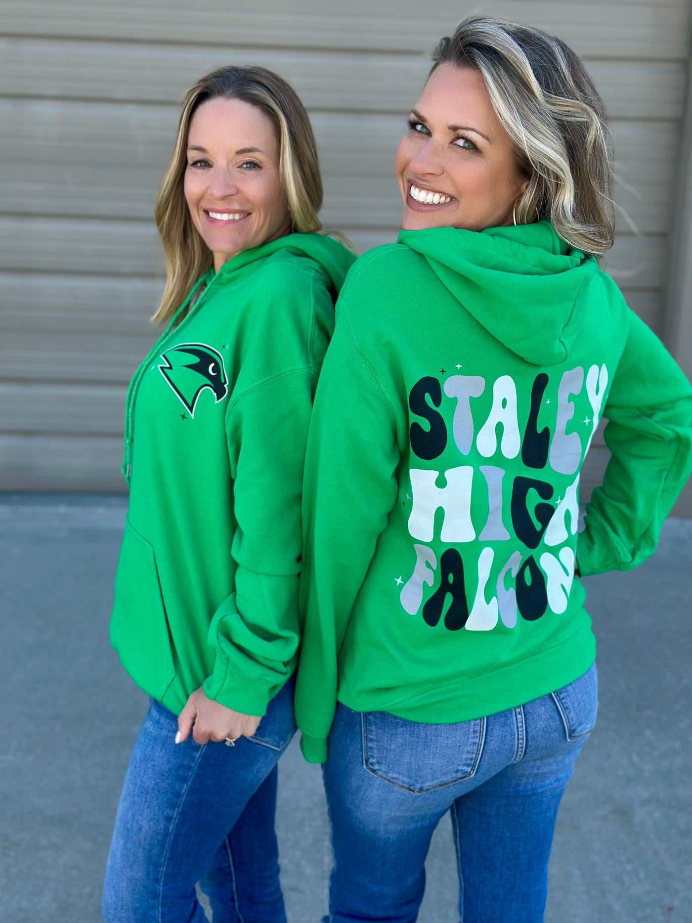 Staley Falcons Front/Back Hoodie