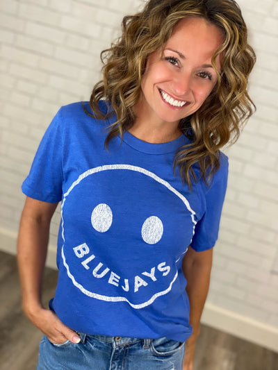 BlueJay Smiley Face T-Shirt