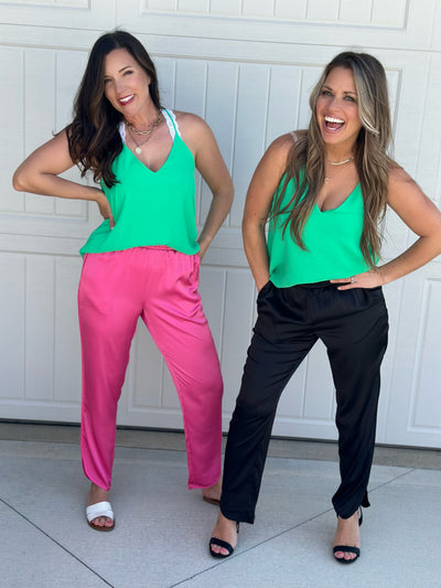 Satin Joggers - FINAL SALE