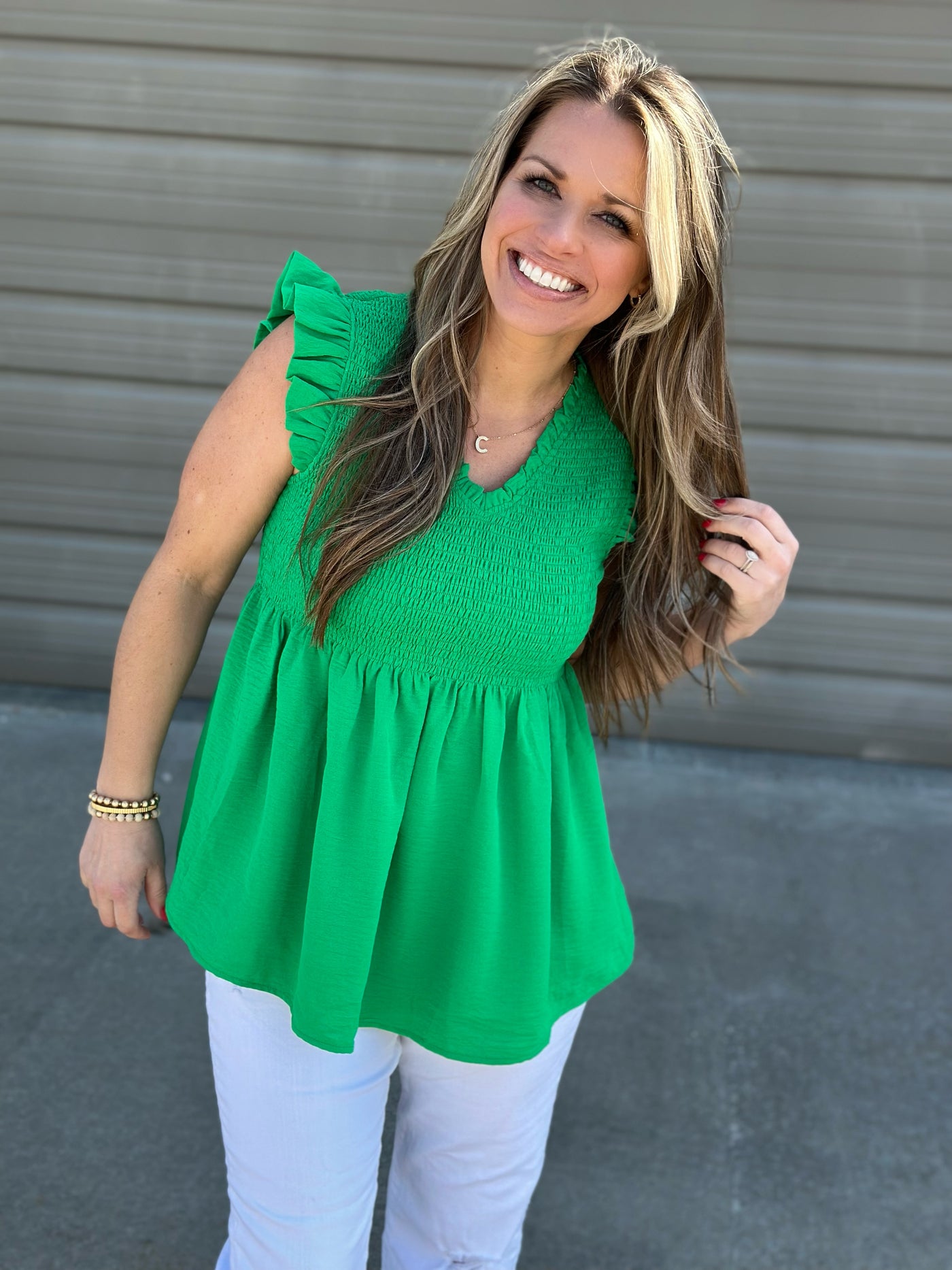Rouched Top Green, Pink, or Black- Final sale