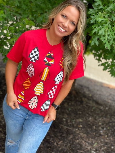 12 Arrows Red T-Shirt-FINAL SALE